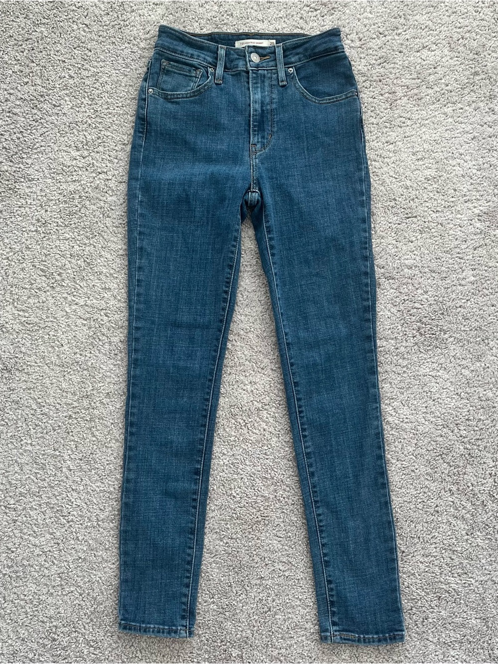 Levi's Women's Skinny Jeans in Deep Blue Wash